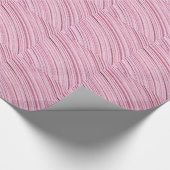Roze lintmacro cadeaupapier (Hoek)