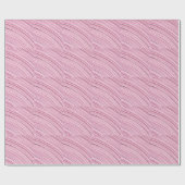 Roze lintmacro cadeaupapier (Vlak)