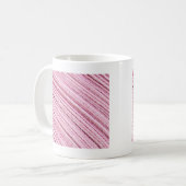 Roze lintmacro koffiemok (Voorkant links)