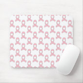 Roze lintpatroon muismat (Met muis)