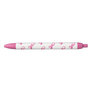 Roze lintpen, zwarte inkt pen