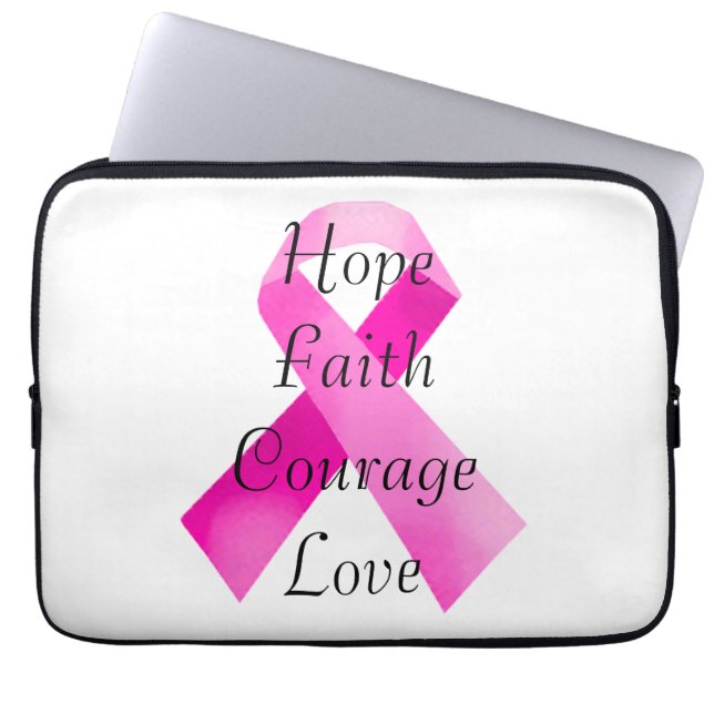 Roze lintplaat met laptophoes laptop sleeve (Voorkant)
