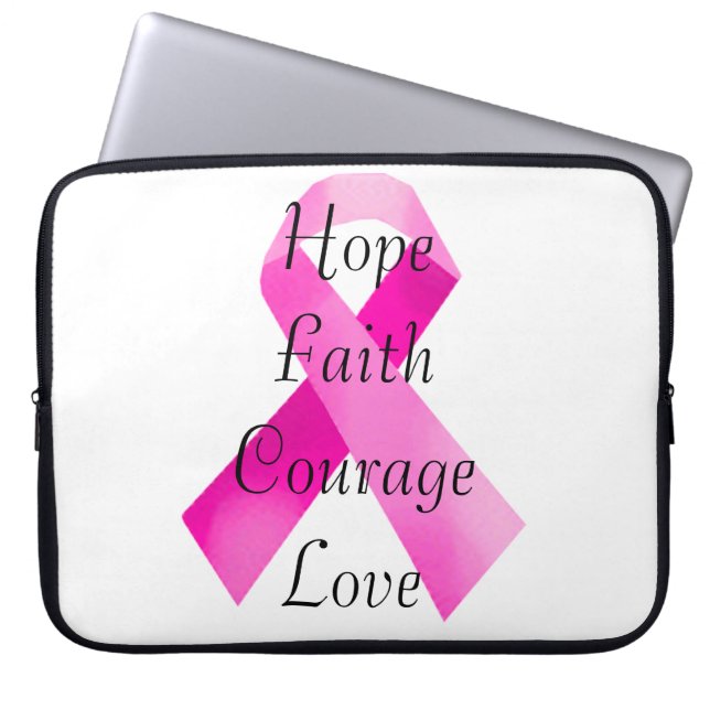 Roze lintplaat met laptophoes laptop sleeve (Voorkant)