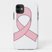 Roze linttekening Case-Mate iPhone case (Achterkant)