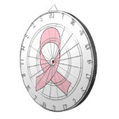 Roze linttekening dartbord (Voorkant Rechts)