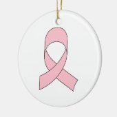 Roze linttekening keramisch ornament (Links)