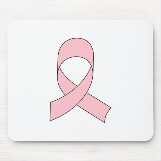 Roze linttekening muismat (Voorkant)