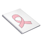 Roze linttekening notitieboek (Rechterzijde)