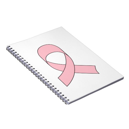 Roze linttekening notitieboek (Rechterzijde)