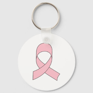 Roze linttekening sleutelhanger