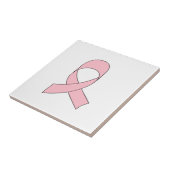 Roze linttekening tegeltje (Zijkant)