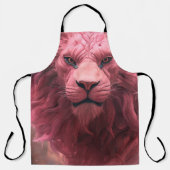 Roze lion schort (Voorkant)