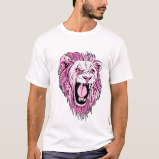 Roze lion t-shirt