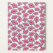 Roze lip Kiss lipstick & Beauty Distributor Custom Planner (Achterkant)