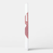 roze lip opdruk, roos goud. Case-Mate iPhone case (Achterkant / Rechts)