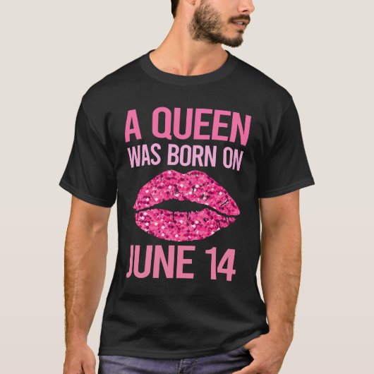 Roze Lippen - 14 juni 14th T-shirt (Voorkant)