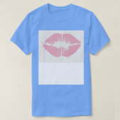 Roze Lippen 1 T-shirt (Design voorkant)