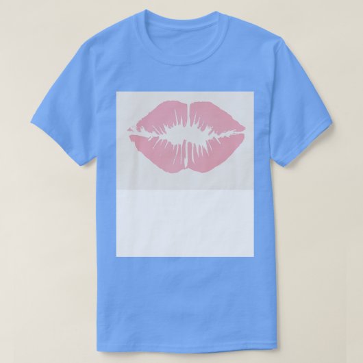 Roze Lippen 1 T-shirt (Design voorkant)