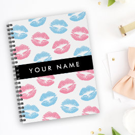 Roze lippen, blauwe lippen, kus, Jouw naam, person Planner