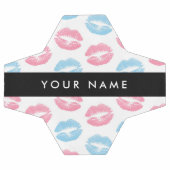 Roze lippen, blauwe lippen, kus, Jouw naam, person Voetbal (Enkel)