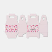 Roze Lippen Kus Bachelorette Party Favor Box Bedankdoosjes