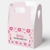 Roze Lippen Kus Bachelorette Party Favor Box Bedankdoosjes