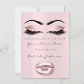 Roze Lippen Lief 16e Verjaardagsfeestje Bruidsprin Kaart (Voorkant)