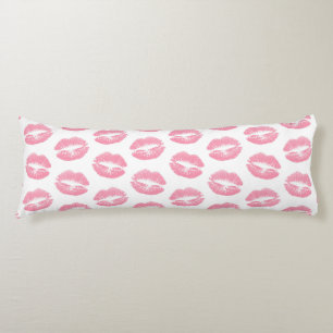 Roze Lippen, Lippenpatroon, Roze Lippenstift, Kus Lichaamskussen