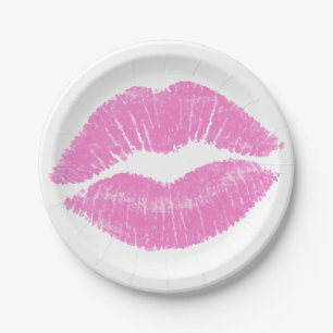 Roze Lippen Lippenstift Lip Stain Make-up Schoonhe Papieren Bordje