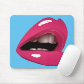 roze lippen muismat (Met muis)