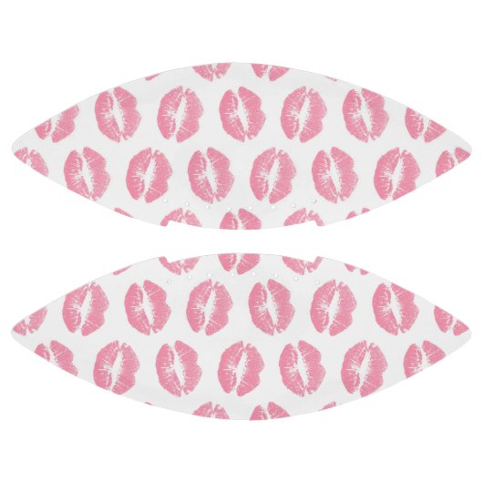 Roze lippen, patroon van lippen, roze lippenstift, american football (Panelen)