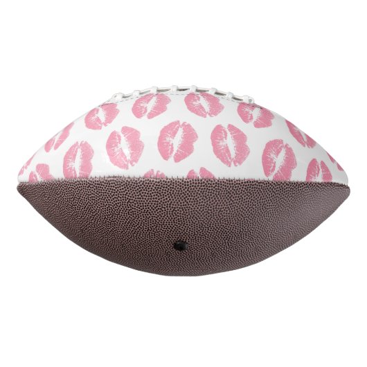 Roze lippen, patroon van lippen, roze lippenstift, american football (Gedraaid 270)