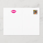 Roze Lippen Rode Glitter Valentijn All of Me Love  Feestdagenkaart (Achterkant)