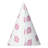 Roze lippen, verjaardag feesthoedjes (Achterkant)