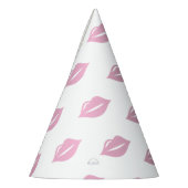 Roze lippen, verjaardag feesthoedjes (Links)