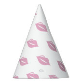 Roze lippen, verjaardag feesthoedjes (Rechts)