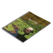 roze lippennotitieboek notitieboek (Linkerzijde)