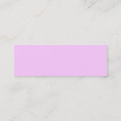 Roze lippenstift mini visitekaartje (Achterkant)