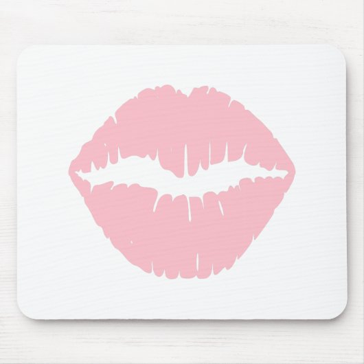 Roze lippenstift muismat (Voorkant)