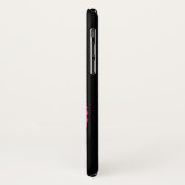 Roze lippenstift pop kunst Case-Mate iPhone case (Achterkant/links)