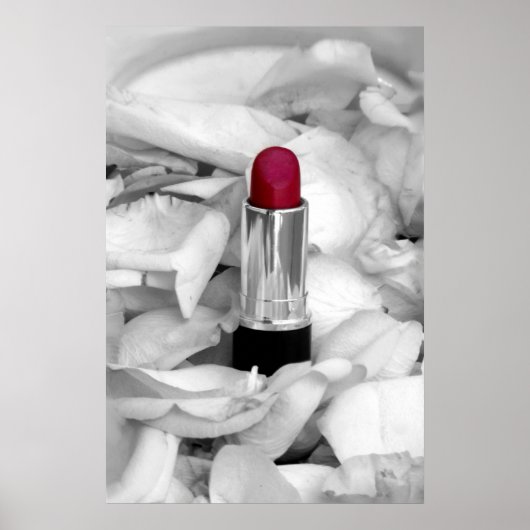 roze lippenstift Poster (Voorkant)
