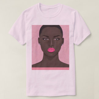 Roze Lippenstift T-shirt