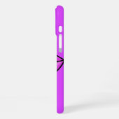 Roze Lips aangepaste telefoongesprekken iPhone Hoesje (Linkerkant)
