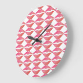 Roze lips grote klok (Hoek)