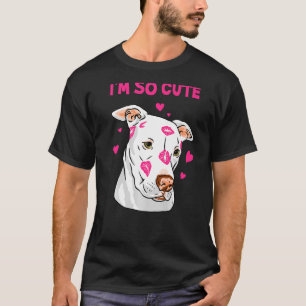 Roze lips Kiss Sweet American Pitbull T-shirt
