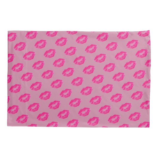 Roze lips kussensloop (Achterkant)