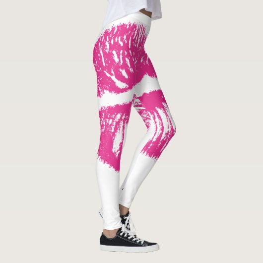 Roze lips leggings (Rechts)