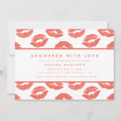 Roze Lips Love Valentijn Vrijgezellenfeest Kaart (Voorkant)