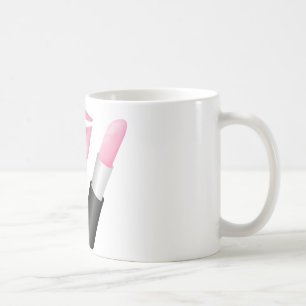 Roze lips MUA 11 oz Klassieke witte Mok