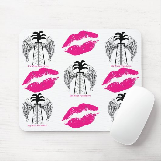 Roze lips muismat (Met muis)